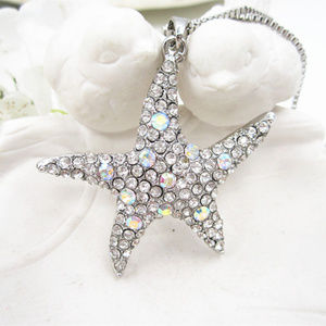 Silver Starfish Pendant